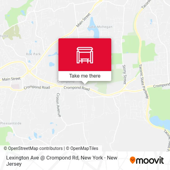 Lexington Ave @ Crompond Rd map