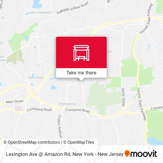 Lexington Ave @ Amazon Rd map