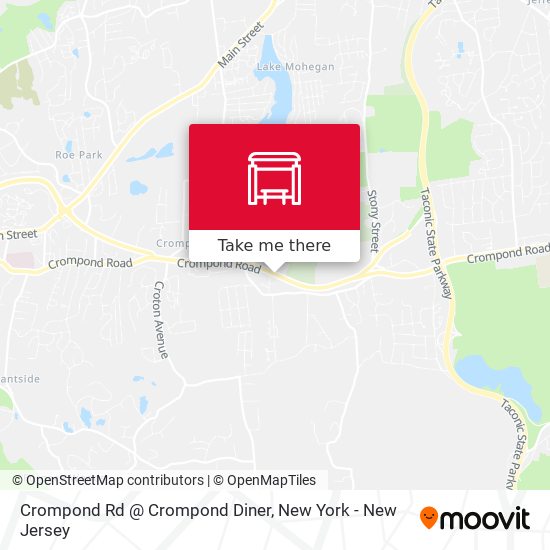 Crompond Rd @ Crompond Diner map