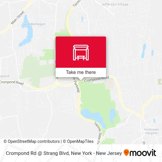 Crompond Rd @ Strang Blvd map