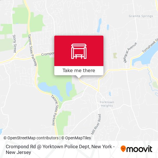 Crompond Rd @ Yorktown Police Dept map