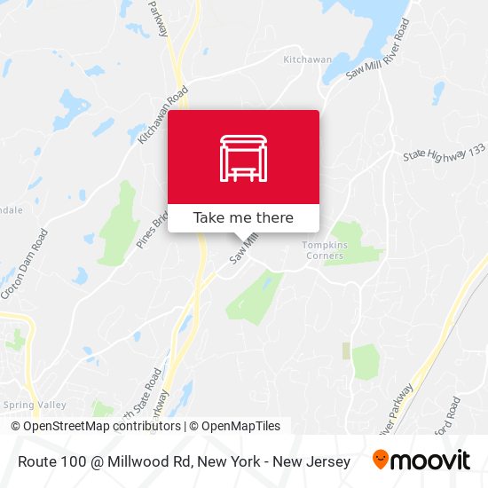 Mapa de Route 100 @ Millwood Rd