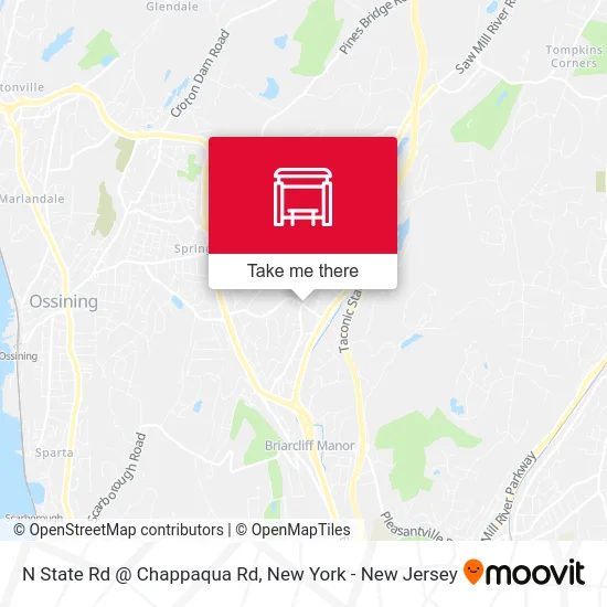 N State Rd @ Chappaqua Rd map