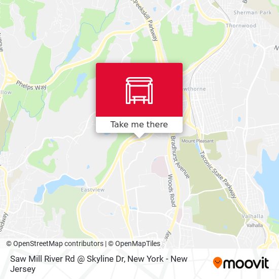 Mapa de Saw Mill River Rd @ Skyline Dr