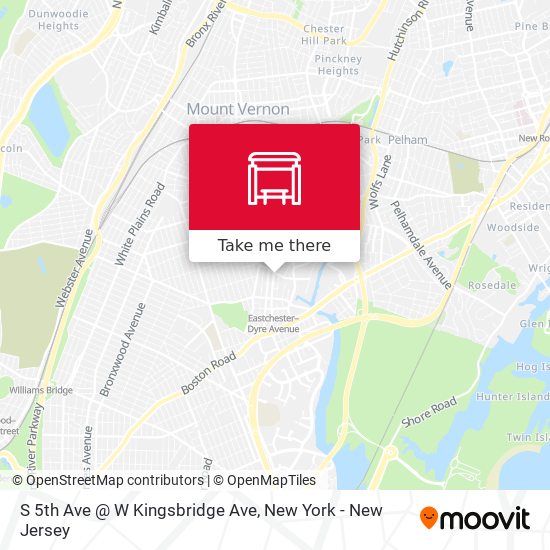 Mapa de S 5th Ave @ W Kingsbridge Ave