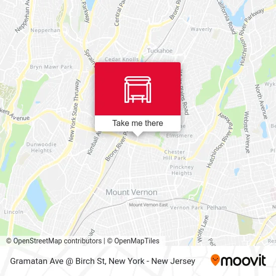 Gramatan Ave @ Birch St map