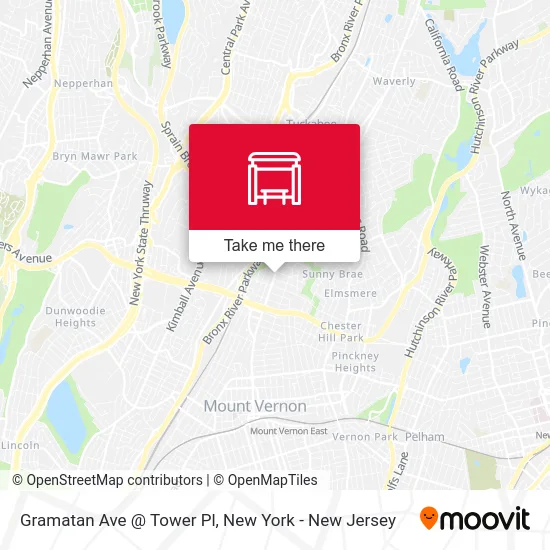 Gramatan Ave @ Tower Pl map