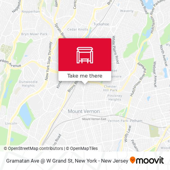 Mapa de Gramatan Ave @ W Grand St