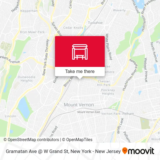 Gramatan Ave @ W Grand St map
