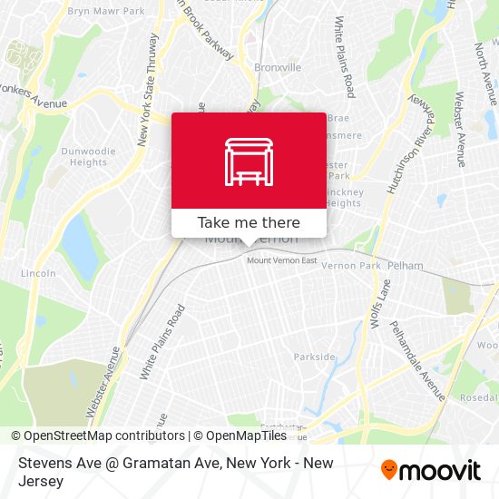 Stevens Ave @ Gramatan Ave map