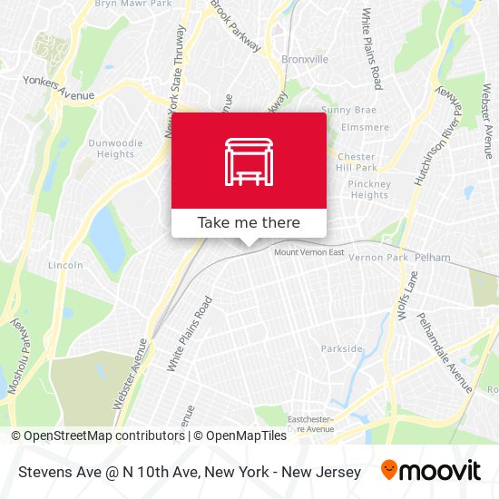 Mapa de Stevens Ave @ N 10th Ave