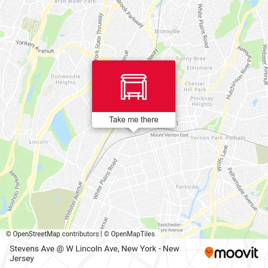 Stevens Ave @ W Lincoln Ave map