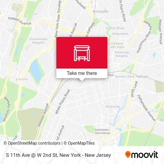 S 11th Ave @ W 2nd St map