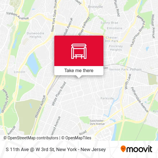 S 11th Ave @ W 3rd St map