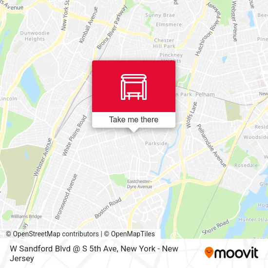 W Sandford Blvd @ S 5th Ave map