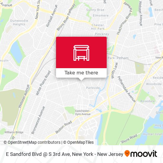 Mapa de E Sandford Blvd @ S 3rd Ave