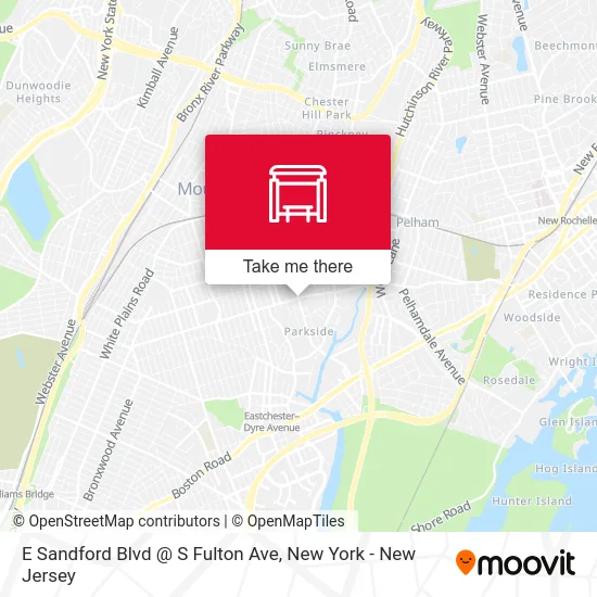 E Sandford Blvd @ S Fulton Ave map