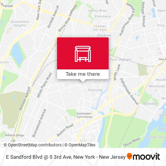 Mapa de E Sandford Blvd @ S 3rd Ave