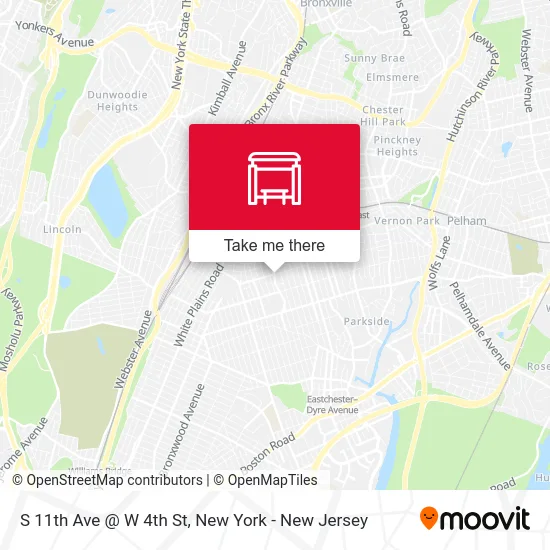 S 11th Ave @ W 4th St map