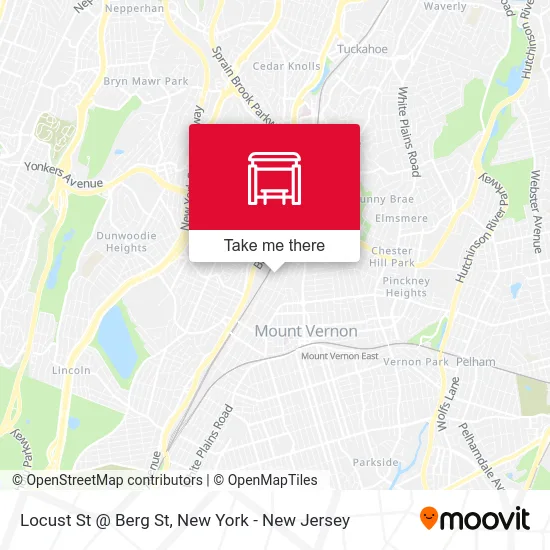 Locust St @ Berg St map