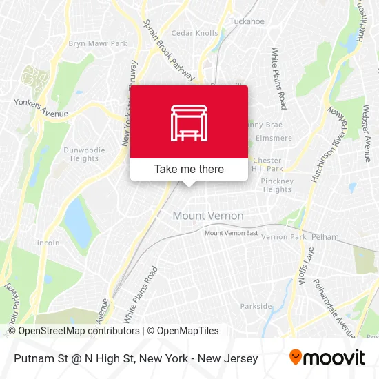 Putnam St @ N High St map