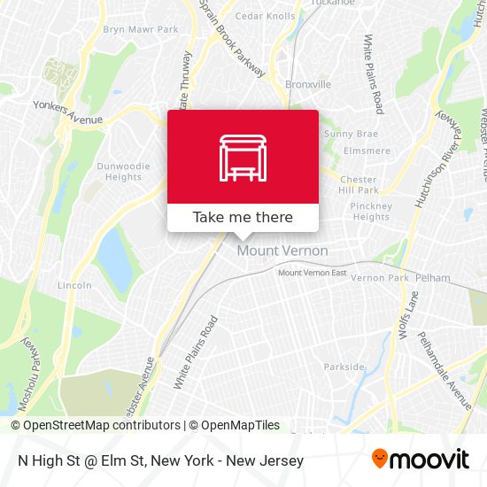 Mapa de N High St @ Elm St