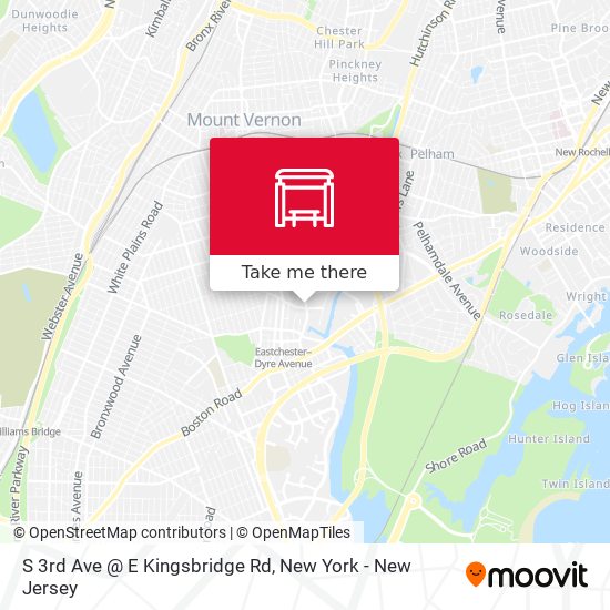 Mapa de S 3rd Ave @ E Kingsbridge Rd