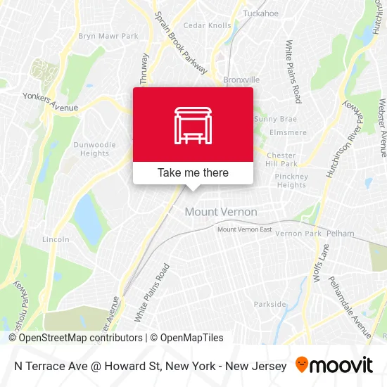 N Terrace Ave @ Howard St map
