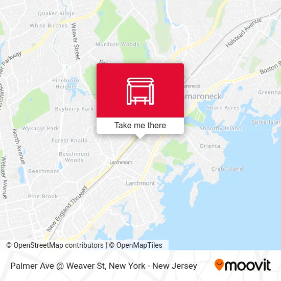 Mapa de Palmer Ave @ Weaver St