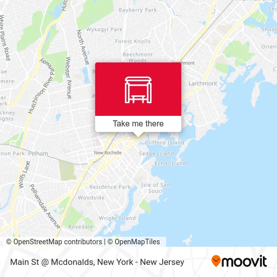 Main St @ Mcdonalds map