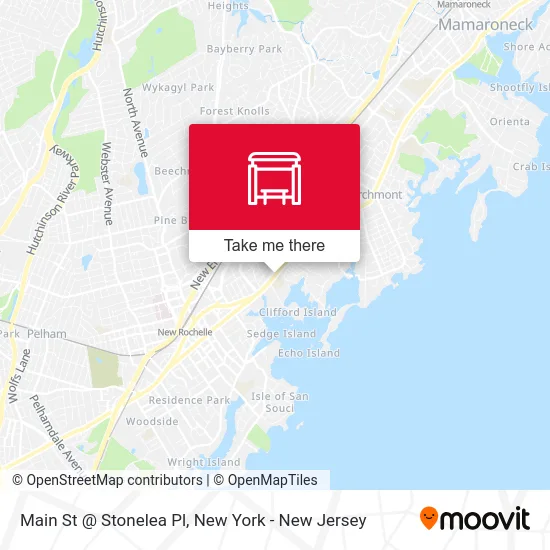 Main St @ Stonelea Pl map