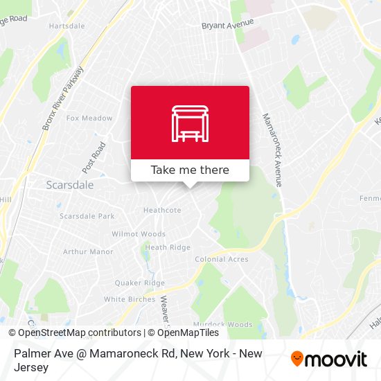 Palmer Ave @ Mamaroneck Rd map