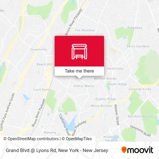 Grand Blvd @ Lyons Rd map