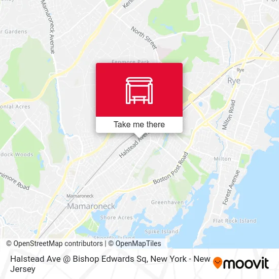 Halstead Ave @ Bishop Edwards Sq map