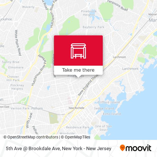 5th Ave @ Brookdale Ave map