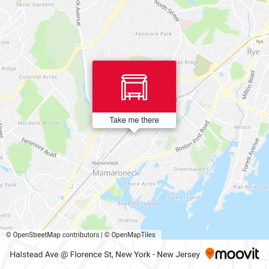 Halstead Ave @ Florence St map