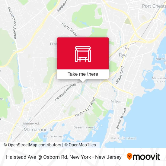 Halstead Ave @ Osborn Rd map