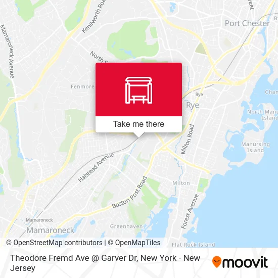 Theodore Fremd Ave @ Garver Dr map