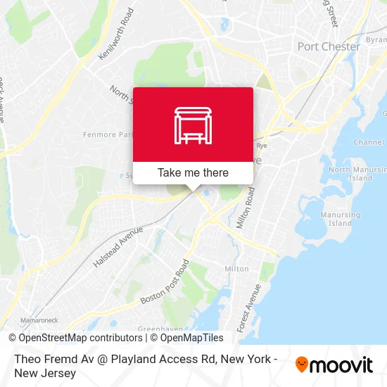 Theo Fremd Av @ Playland Access Rd map