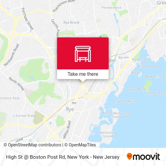 High St @ Boston Post Rd map