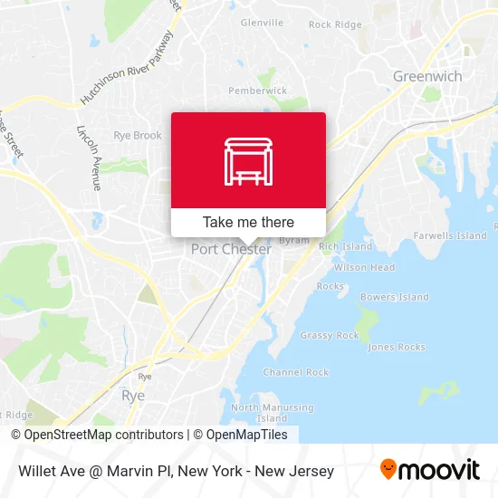 Willet Ave @ Marvin Pl map