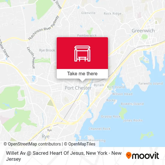 Willet Av @ Sacred Heart Of Jesus map