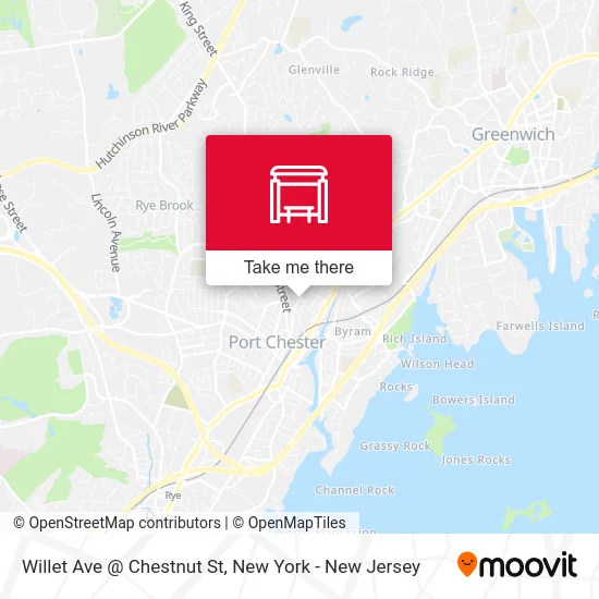 Willet Ave @ Chestnut St map