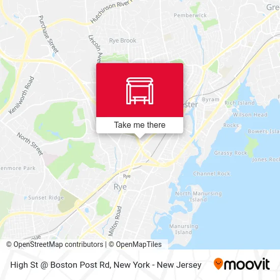 High St @ Boston Post Rd map