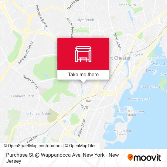 Purchase St @ Wappanocca Ave map