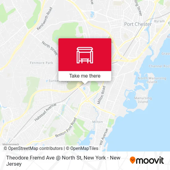 Theodore Fremd Ave @ North St map