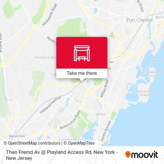 Theo Fremd Av @ Playland Access Rd map