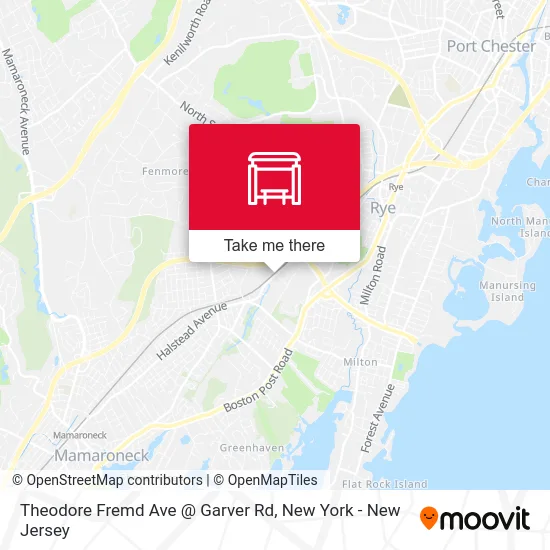 Theodore Fremd Ave @ Garver Rd map