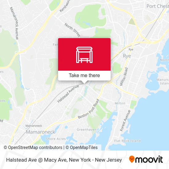 Halstead Ave @ Macy Ave map