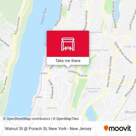 Mapa de Walnut St @ Porach St